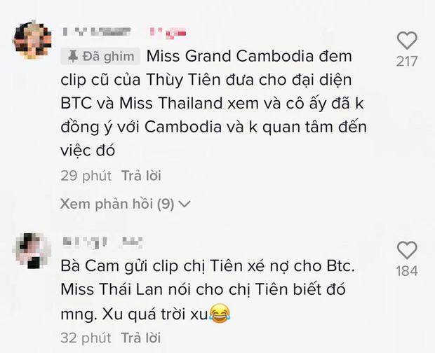 Netizen quá khích tấn công mỹ nhân Campuchia giữa nghi vấn chơi xấu Thuỳ Tiên tại Miss Grand 2021-3