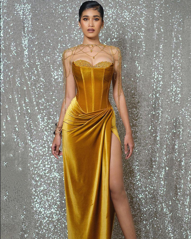 Hoa hậu Campuchia chơi xấu” Thùy Tiên ở Miss Grand là ai? Mẫu 23 tuổi ngực khủng, bảng kinh nghiệm thi Hoa hậu gây choáng-5