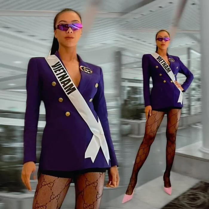 Kim Duyên bị chê mix đồ lạc quẻ, già chát ở Miss Universe-4