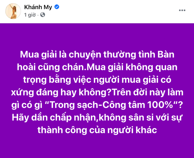 Mỹ nhân nghi đá xéo Thuỳ Tiên mua giải phải livestream phân trần, lời giải thích có hợp lý?-1