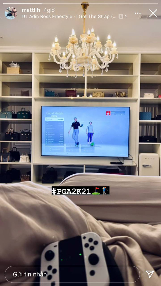 3h sáng Matt Liu check-in trong phòng ngủ nhà Hương Giang, công khai sống chung rồi có khác!-3