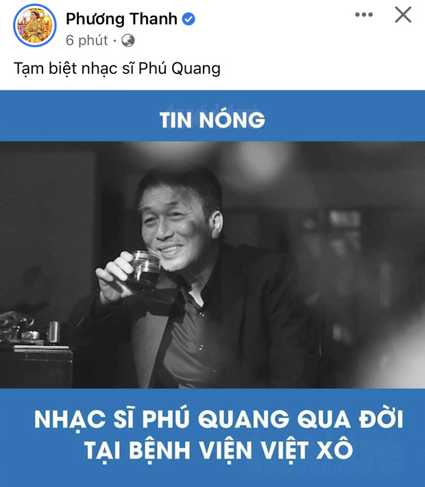 Diva Thanh Lam, Phương Thanh cùng sao Việt đau buồn nói lời tiễn biệt cố nhạc sĩ Phú Quang-1
