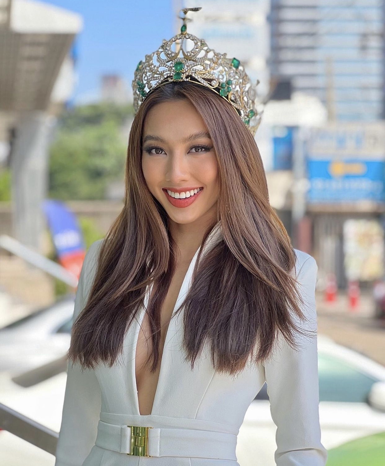 Thuỳ Tiên đổi layout xuất hiện ngày thứ 4 sau đăng quang, lộ dấu hiệu sức khoẻ đáng lo?-13