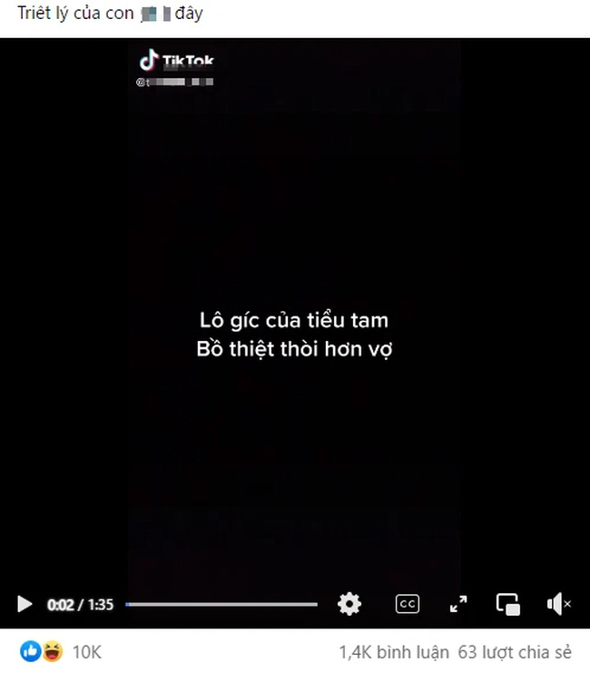 Rò rỉ đoạn clip anh chồng cùng tiểu tam xích mích nội bộ: Nghe loạt logic ngã cây mà cười ra nước mắt-1