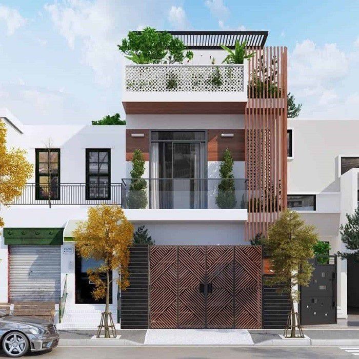 Mê mẩn những mẫu biệt thự 2 tầng hiện đại sang chảnh, độc đáo-6