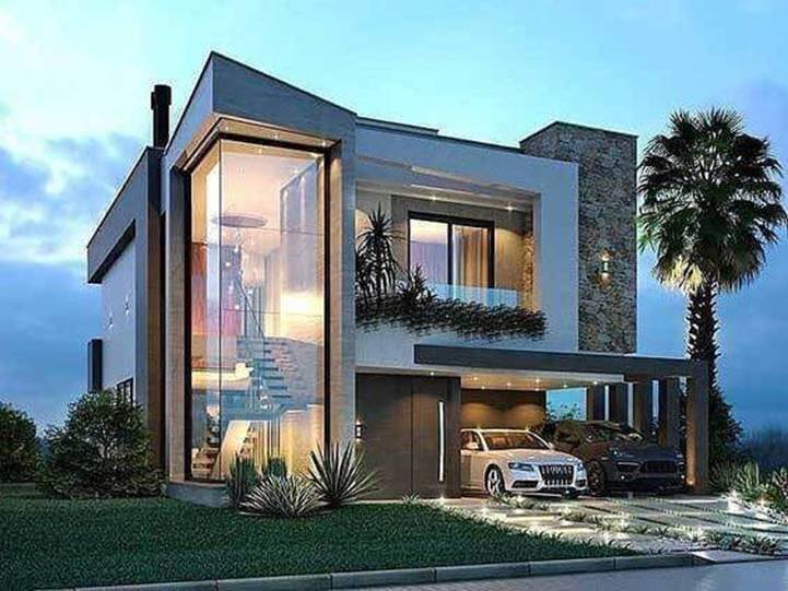 Mê mẩn những mẫu biệt thự 2 tầng hiện đại sang chảnh, độc đáo-10