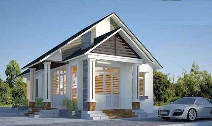 Nhà mái thái 1 tầng 3 phòng ngủ tiện nghi cho nhà đông người được xây nhiều-3