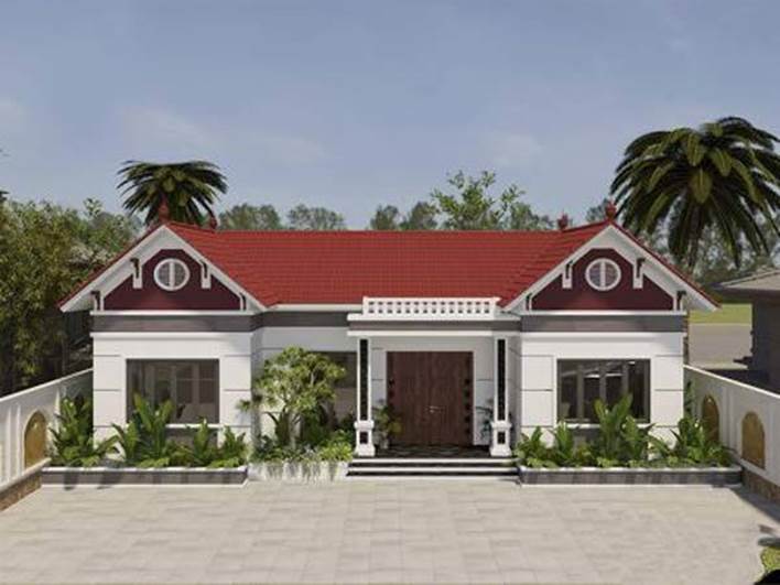 Nhà mái thái 1 tầng 3 phòng ngủ tiện nghi cho nhà đông người được xây nhiều-8