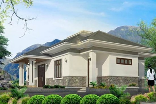 Nhà mái thái 1 tầng 3 phòng ngủ tiện nghi cho nhà đông người được xây nhiều