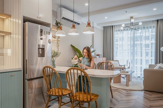 Căn hộ thể hiện đẳng cấp và làm thăng hoa giá trị sống ngay trung tâm thành phố của nữ chủ nhân