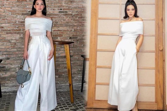 Tiểu Vy 'đụng độ' Kỳ Duyên, một set đồ 2 số phận khác biệt