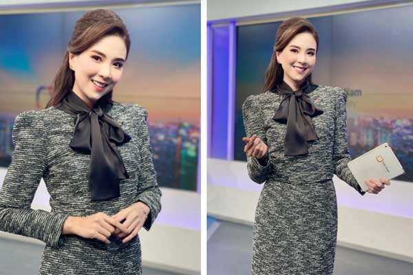 BTV Mai Ngọc phân biệt khái niệm giữa thích và yêu, thả dáng ở hậu trường vẫn chiếm spotlight dù mặc giản dị lên sóng-1