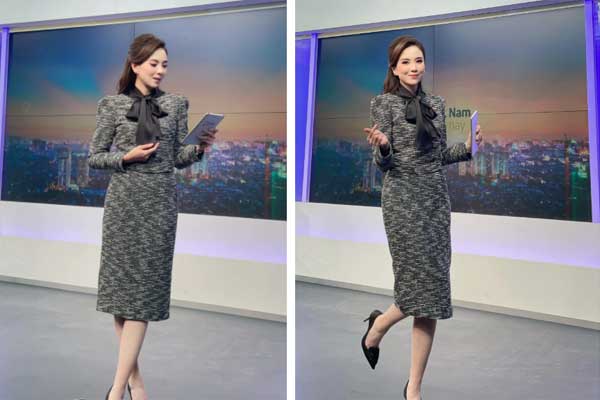 BTV Mai Ngọc phân biệt khái niệm giữa thích và yêu, thả dáng ở hậu trường vẫn chiếm spotlight dù mặc giản dị lên sóng-2