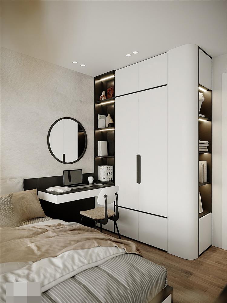 Căn hộ chỉ dùng 2 màu đen và trắng ở Hà Nội vẫn sang, xịn đến bất ngờ-10