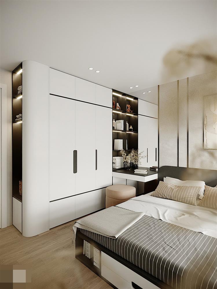 Căn hộ chỉ dùng 2 màu đen và trắng ở Hà Nội vẫn sang, xịn đến bất ngờ-11