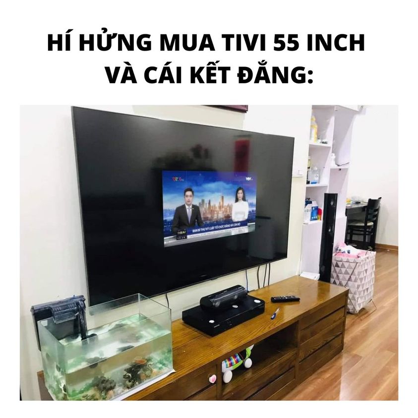 Hí hửng mua tivi 55 inch giá rẻ, vị khách cầu cứu khi phát hiện sự lạ chưa từng ở màn hình-1