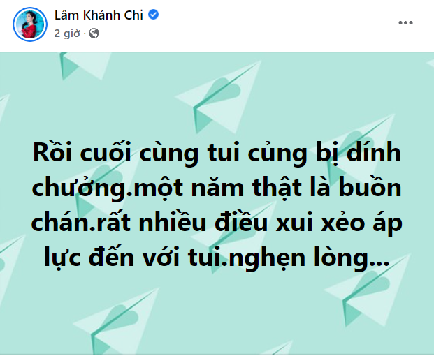 Lâm Khánh Chi xuất hiện với đôi mắt ngấn nước và sưng húp sau khi chồng trẻ tuyên bố ly hôn-2