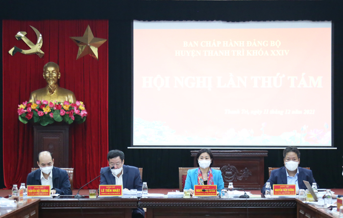 Huyện Thanh Trì tiếp tục kiểm soát tốt dịch bệnh, đẩy mạnh việc xây dựng huyện thành quận-1