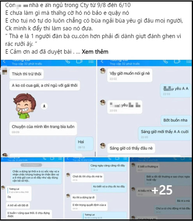 Đọc tin nhắn chuyện 4 người kinh hoàng trong điện thoại chồng, cô vợ có màn xử lý tiểu tam đỉnh của chóp-1