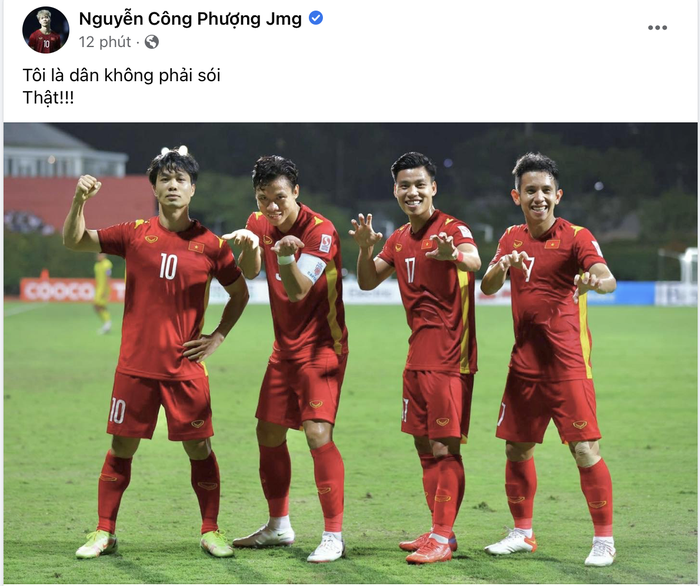 Quế Ngọc Hải lý giải hành động ăn mừng ké, Công Phượng tự nhận là dân không phải sói-1