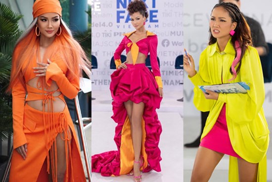 Ngồi ghế nóng The Next Face, H'Hen Niê tự hoá thân thành tắc kè 7 màu vì những set đồ 