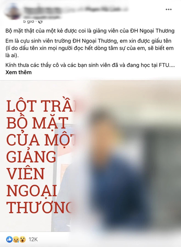 Phó khoa trường Ngoại thương LÊN TIẾNG khi bị tố đụng chạm, hứa giúp nữ sinh chạy vài trăm triệu để làm giảng viên nhưng lại bùng-2