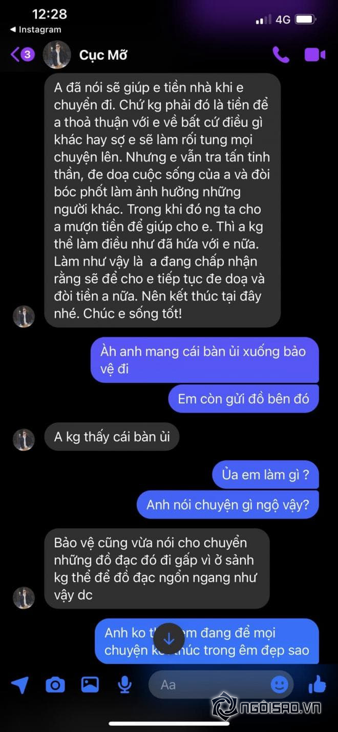 Bạn gái cũ Anh Đức tiết lộ loạt tin nhắn sốc về con người nam diễn viên, ẩn ý việc chơi chất cấm-2