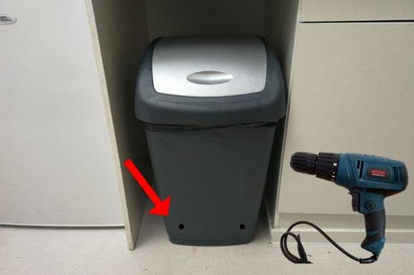 Đây là lý do tại sao bạn nên khoan hai lỗ ở gần đáy thùng rác ở nhà-3
