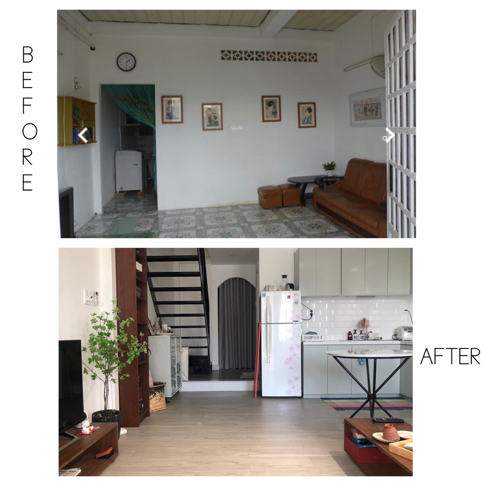 Vay nợ vẫn quyết tâm sửa nhà, cô nàng cải tạo căn hộ 30m2 với chi phí 200 triệu, tăng xin giảm mua nhưng xinh hết nấc-1
