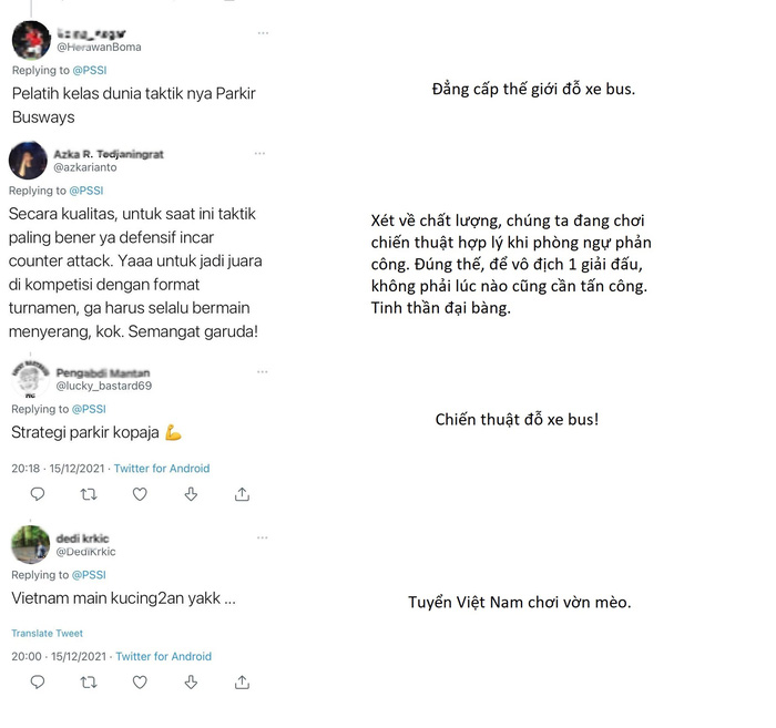 Fan Indonesia tự hào về lối chơi đỗ xe bus đẳng cấp thế giới trước đội tuyển Việt Nam-2