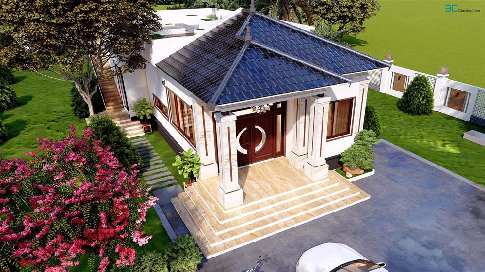 Nhà mái Thái cấp 4 đẹp như mơ được ưa chuộng ở nông thôn-4