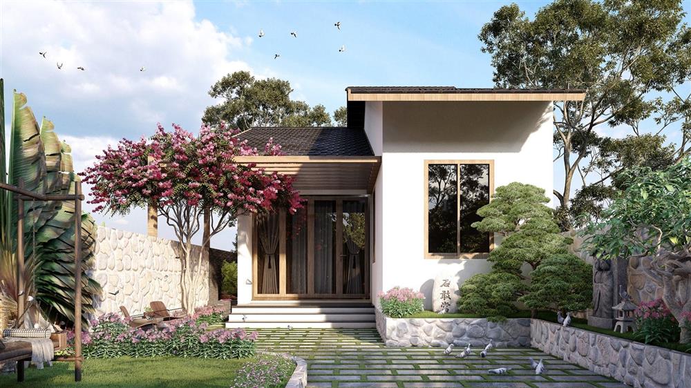 Nhà mái Thái cấp 4 đẹp như mơ được ưa chuộng ở nông thôn-8