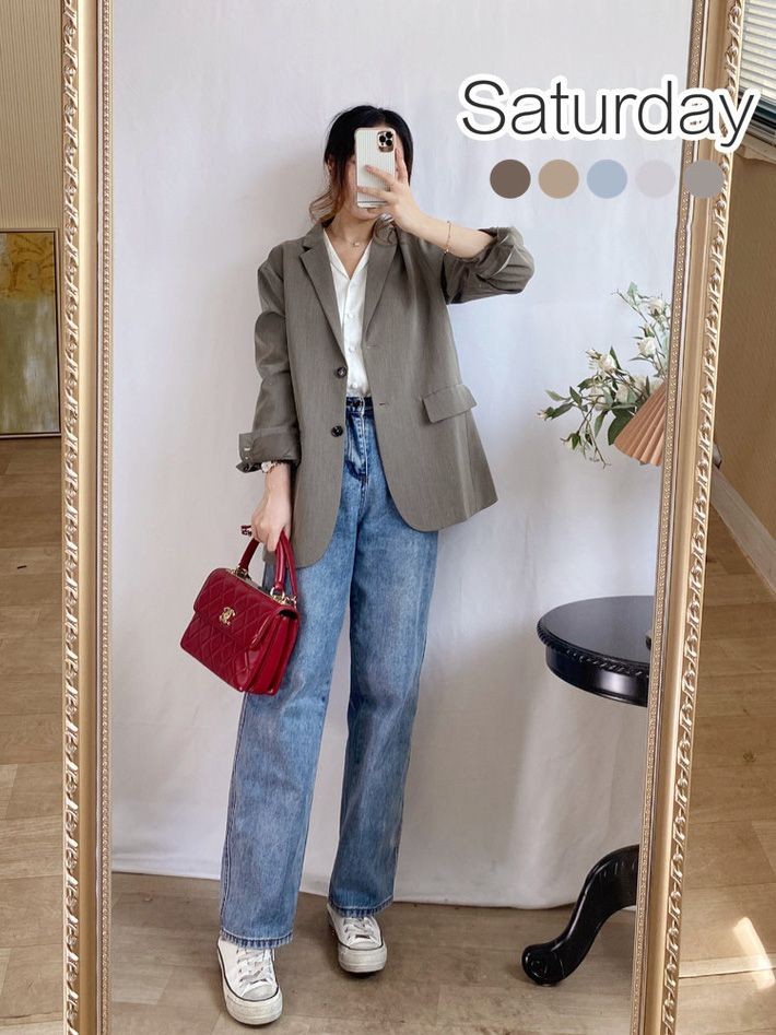 Tái xuất sở làm sau mùa dịch, nàng công sở học ngay 7+ cách biến hóa cùng áo blazer-7