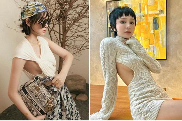 Hiền Hồ để lộ vòng 1 bên tròn bên méo bất thường-8