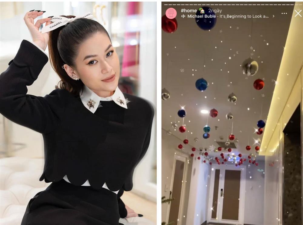 Hội nhà giàu rầm rộ không khí Noel: Toàn cây thông to đùng vật vã, nhà tỷ phú Johnathan Hạnh Nguyễn về đích khoản hoành tráng-6