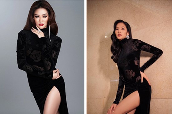 Cùng 1 chiếc váy mà Khánh Vân thua Hoàng Thùy tới 2 lần!