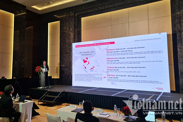 Cáp quang biển Việt Nam đứt 10 lần/năm, mỗi lần 1 tháng-2