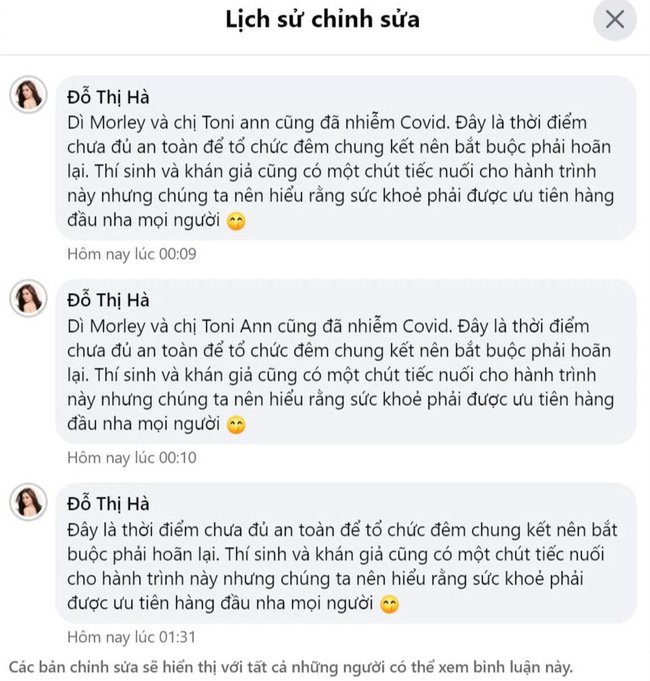 Hoa hậu Đỗ Thị Hà bất ngờ có động thái lạ liên quan tới thông tin Chủ tịch Miss World nhiễm Covid-19-1