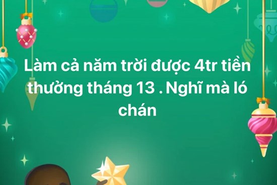 Tâm trạng những ngày cuối năm chỉ gói gọn ở 2 chữ 