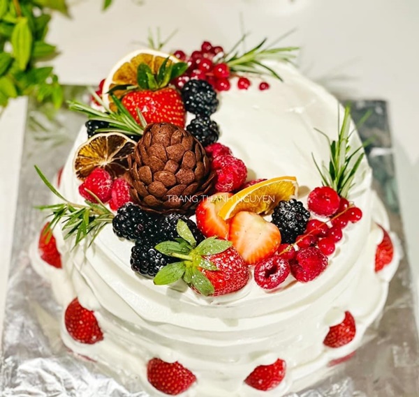 Mẹ Việt ở Đan Mạch khoe loạt bánh kem rực rỡ mùa Giáng sinh, bật mí cả bí quyết trang trí&nbsp;bánh cực đơn giản-4