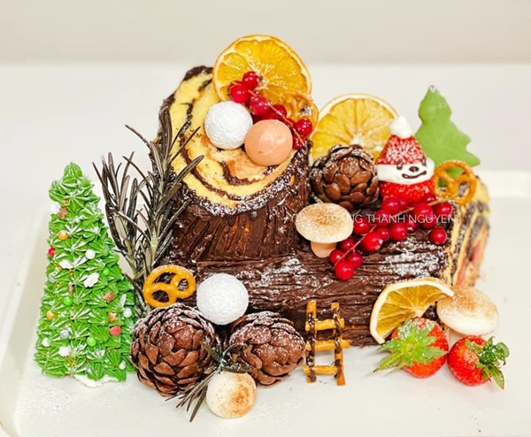 Mẹ Việt ở Đan Mạch khoe loạt bánh kem rực rỡ mùa Giáng sinh, bật mí cả bí quyết trang trí bánh cực đơn giản-10