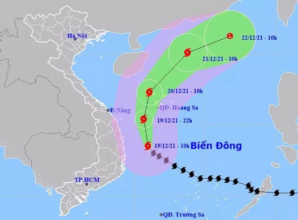 Bão số 9 giật cấp 17, áp sát các tỉnh Bình Định - Phú Yên-1