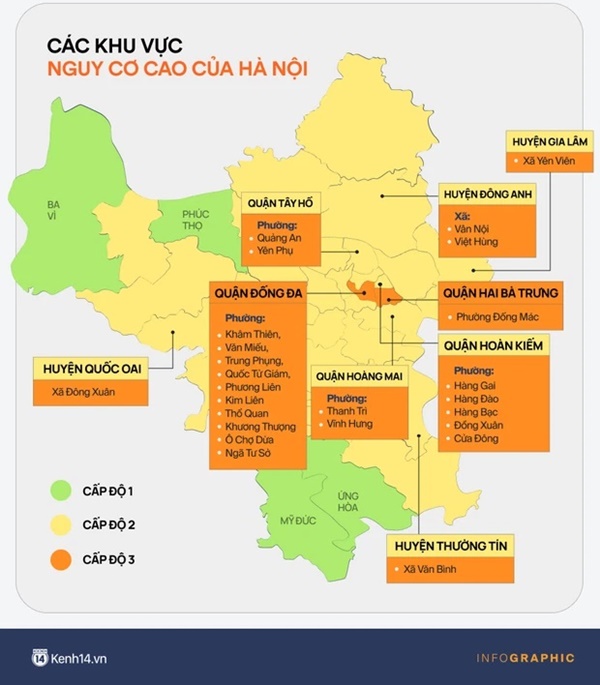 Hà Nội: Chi tiết những khu vực nguy cơ cao dừng bán hàng ăn uống tại chỗ-2