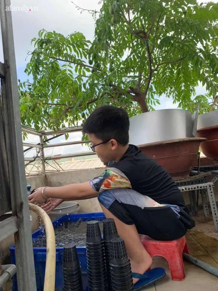 Ngắm nông trại nhỏ xanh mướt mắt trên sân thượng của nữ doanh nhân Đồng Nai khiến ai nấy đều thích mê-33