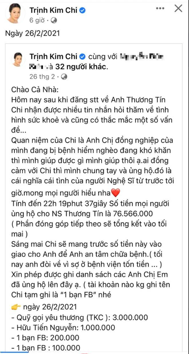 Bị Thương Tín nói nhập nhằng tiền bạc, Trịnh Kim Chi có động thái đáp trả, tự rửa oan cho chính mình-1