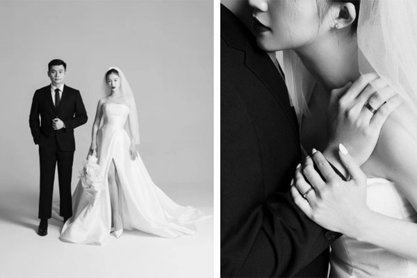 Hé lộ những hình ảnh đầu tiên trong album cưới của thiếu gia tập đoàn may mặc và phu nhân: Cô dâu đẹp hoàn hảo, chú rể thì mấy điểm đây?-4