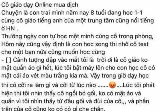 Cô giáo không mặc quần áo trong giờ dạy online: Sự cố hay thiếu trách nhiệm?-1