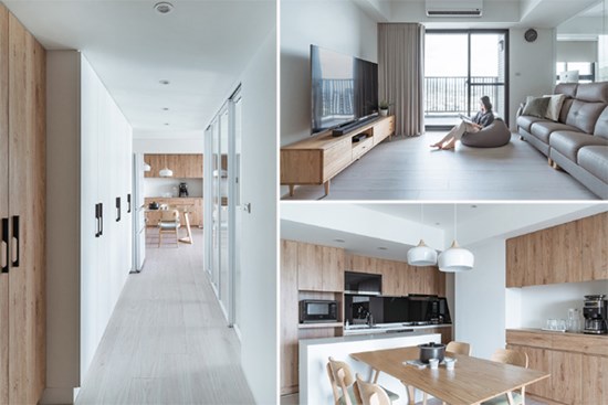 Căn hộ 65m2 giản dị mà tự nhiên, tươi sáng cho cuộc sống yên ả và thoải mái