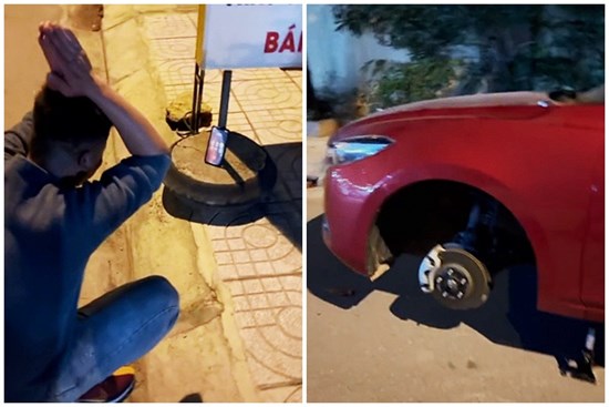 Sau bữa nhậu anh chồng quỳ lạy điện thoại giữa đường để gọi cứu hộ, dân mạng cười bò khi biết danh tính 