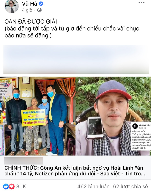 Dàn sao Việt đồng loạt lên tiếng khi NS Hoài Linh được minh oan, gay gắt nhất là ca sĩ Minh Quân!-2